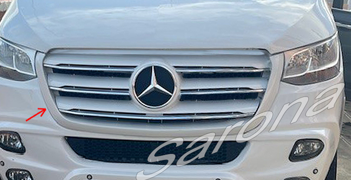 Custom Mercedes Sprinter  All Styles Grill (2019 - 2025) - $570.00 (Part #MB-078-GR)